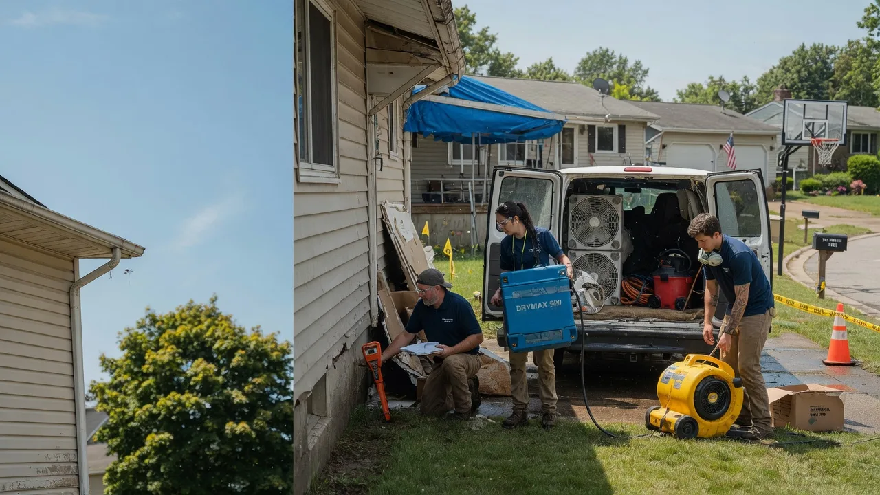Ceiling Leak Cleanup in Mitchellville, IA near me